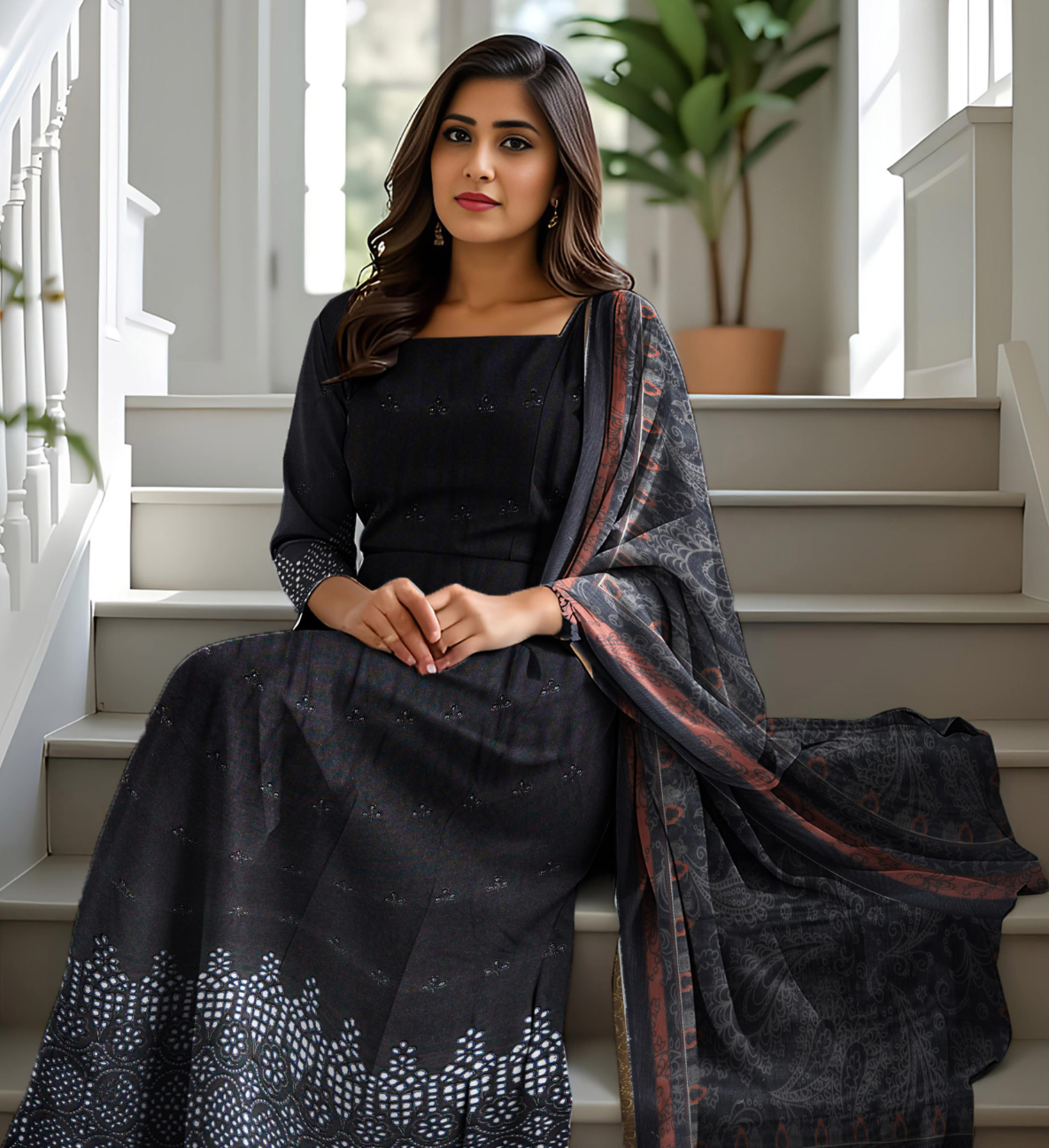 3 PIECE FESTIVE EMBROIDERED COLLECTION