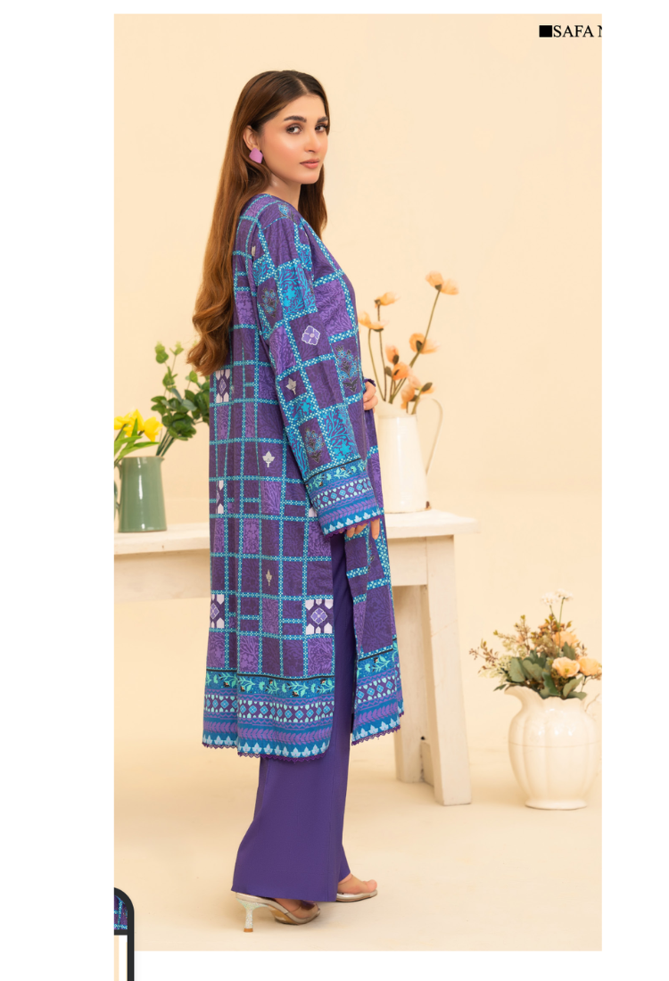 Widder Intermix Cotton Print Suit