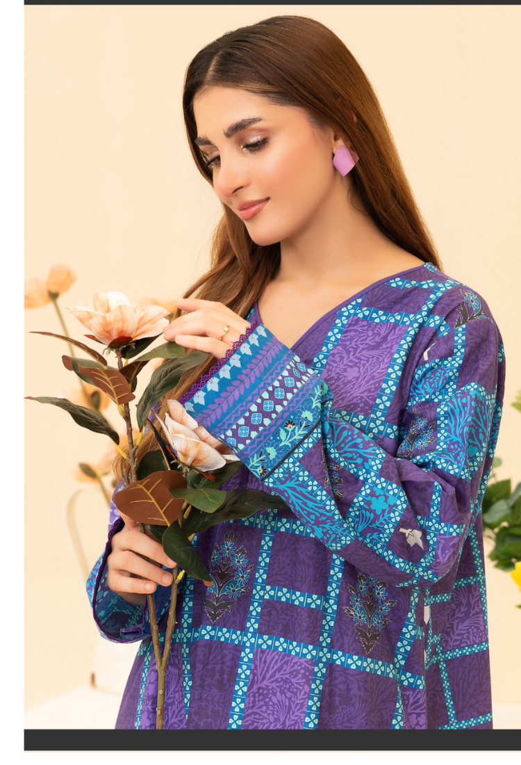 Widder Intermix Cotton Print Suit