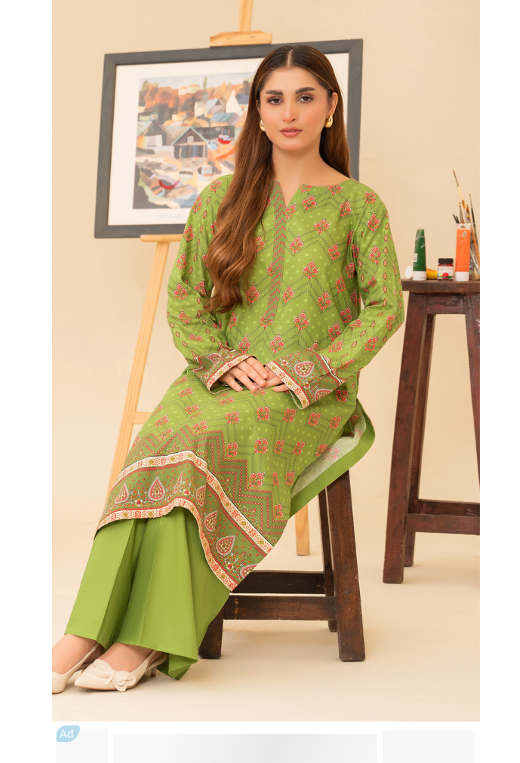 Widder Intermix Cotton Print Suit