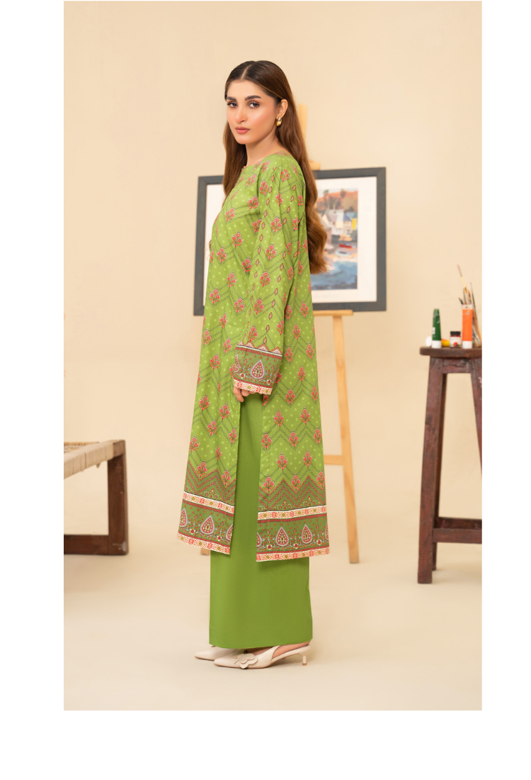 Widder Intermix Cotton Print Suit