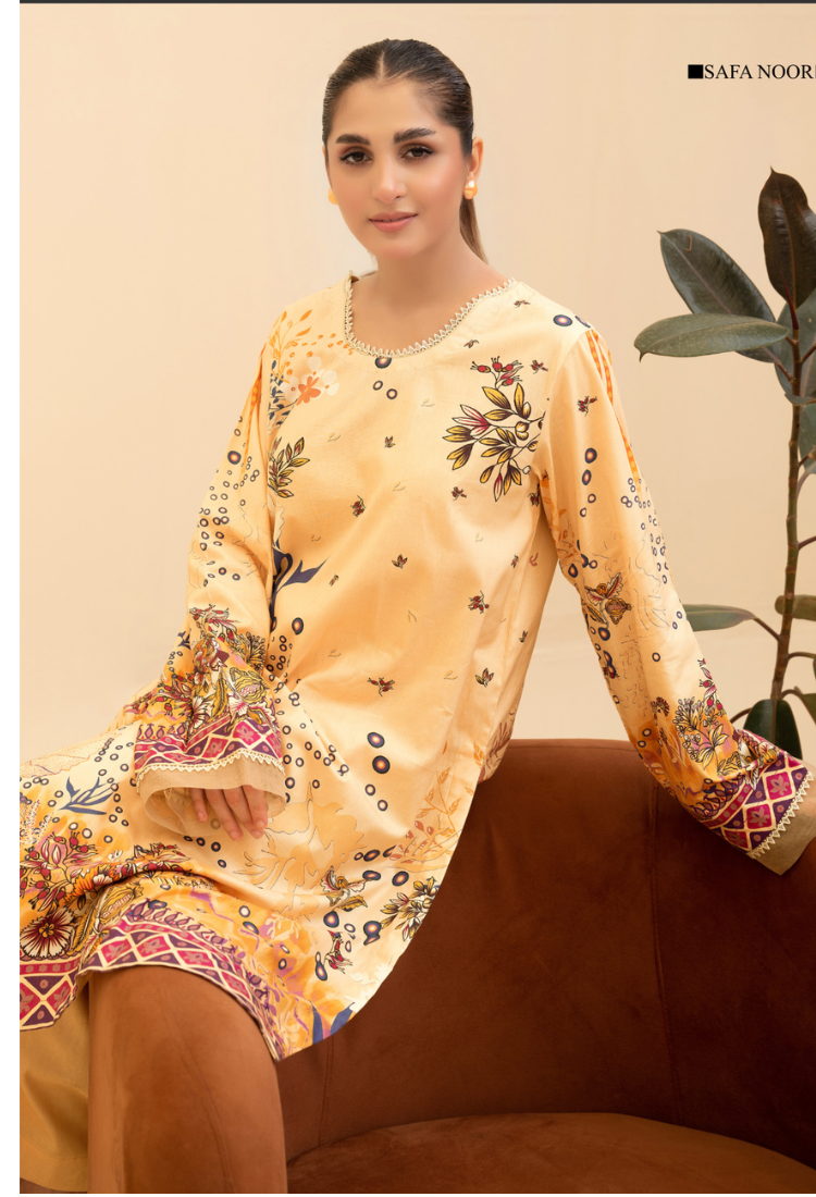 Widder Intermix Cotton Print Suit