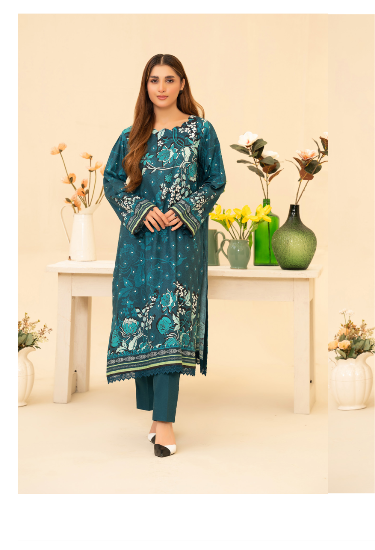 Widder Intermix Cotton Print Suit