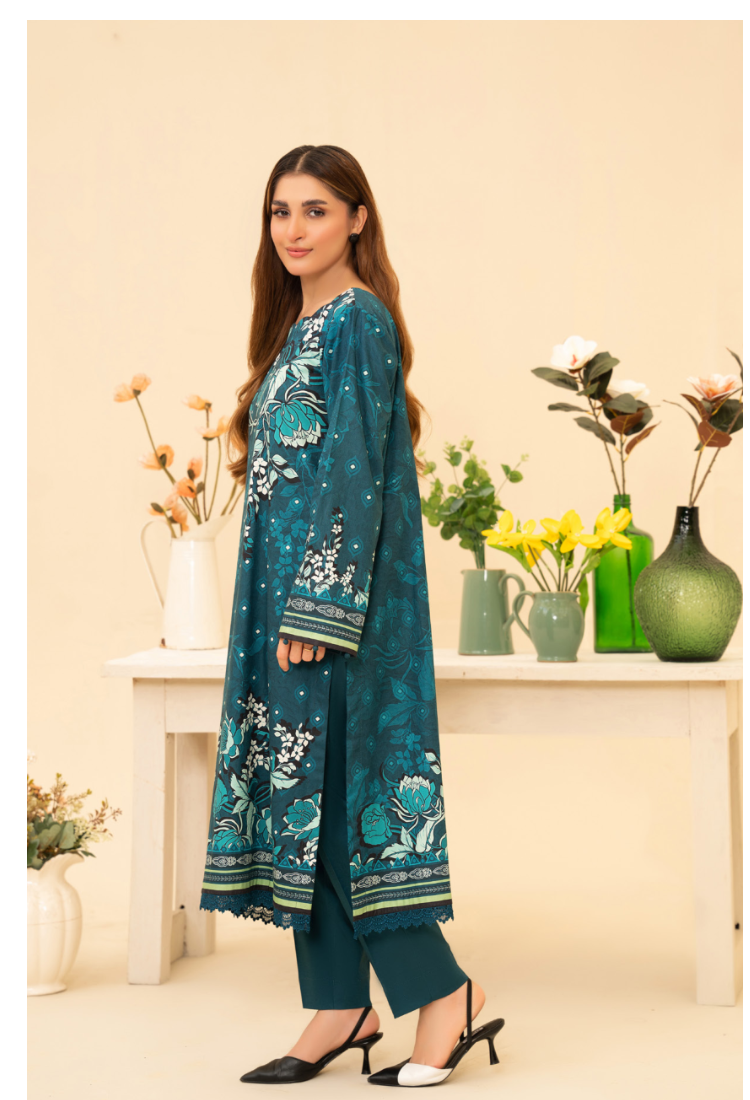 Widder Intermix Cotton Print Suit