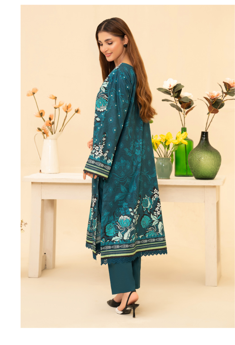 Widder Intermix Cotton Print Suit