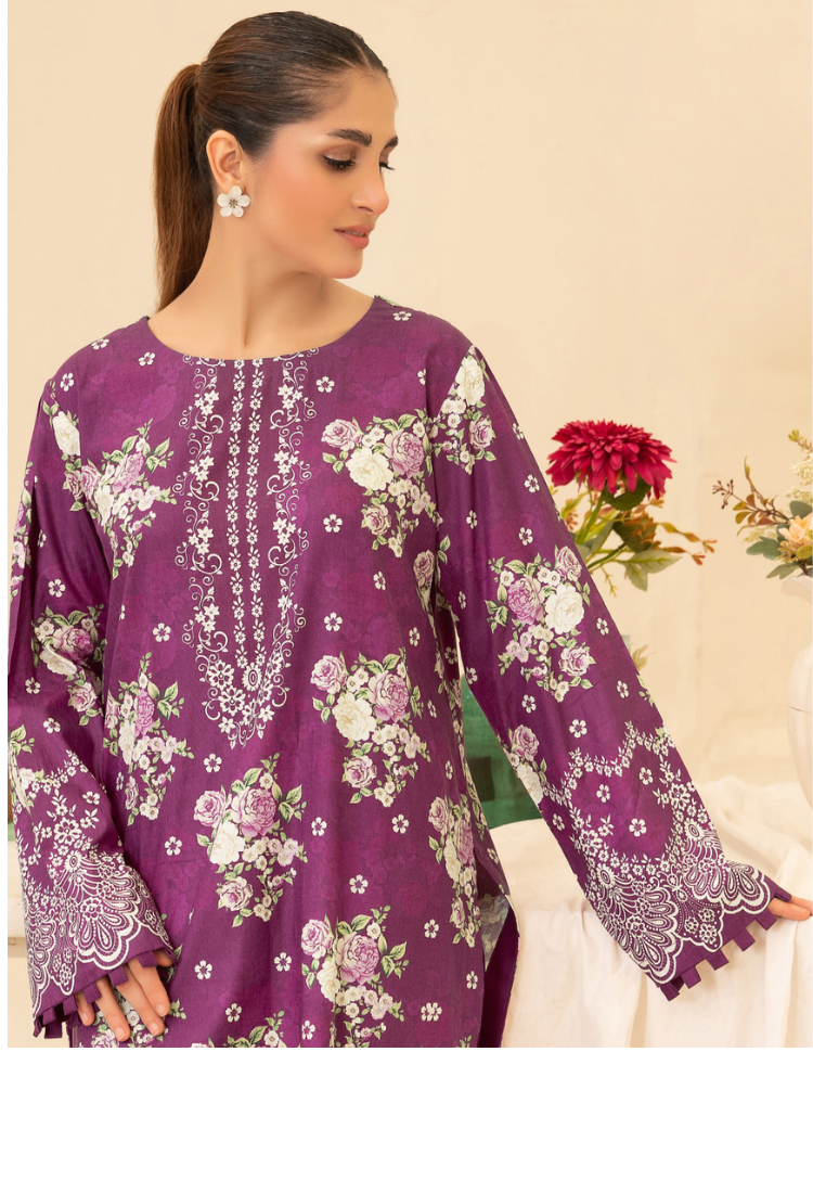 Widder Intermix Cotton Print Suit