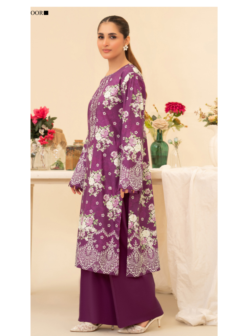 Widder Intermix Cotton Print Suit