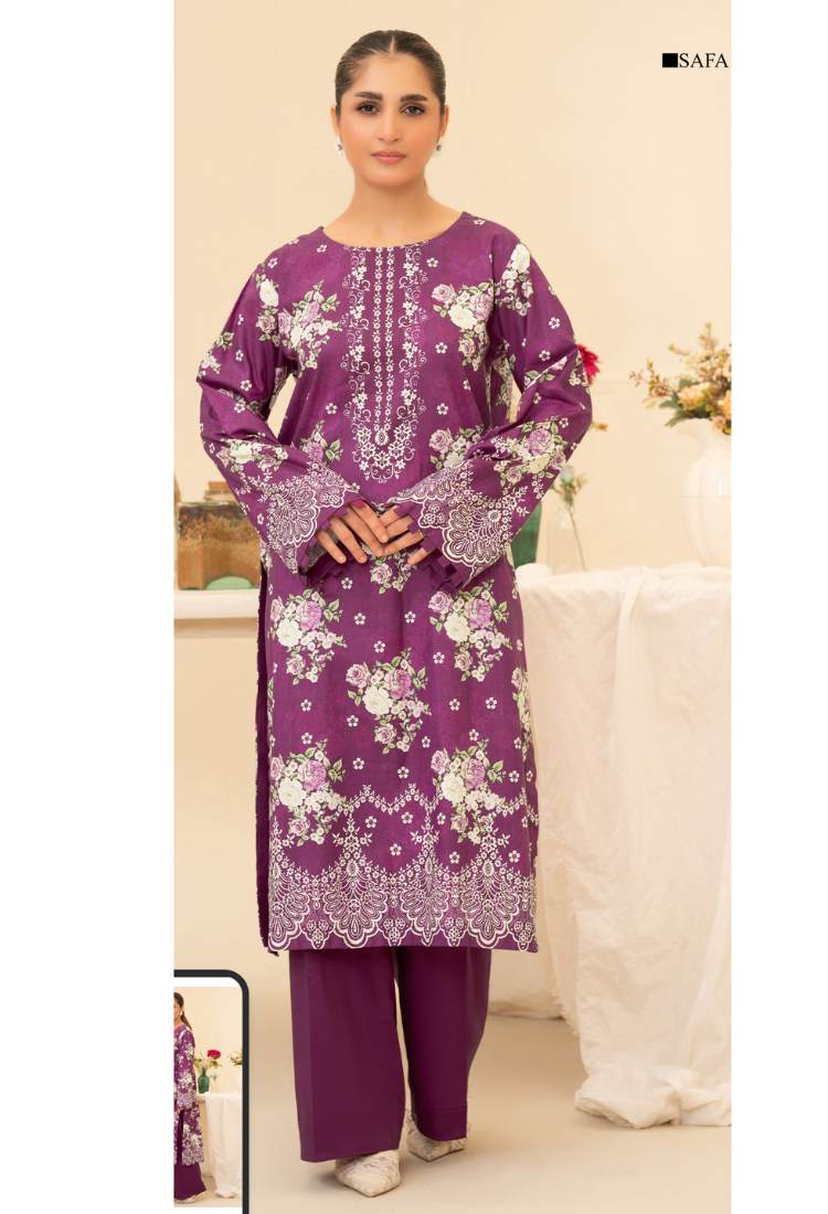 Widder Intermix Cotton Print Suit