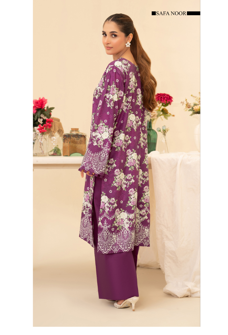 Widder Intermix Cotton Print Suit