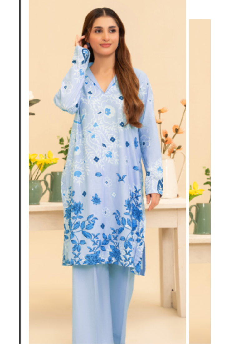 Widder Intermix Cotton Print Suit