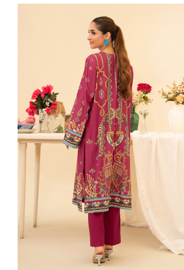 Widder Intermix Cotton Print Suit