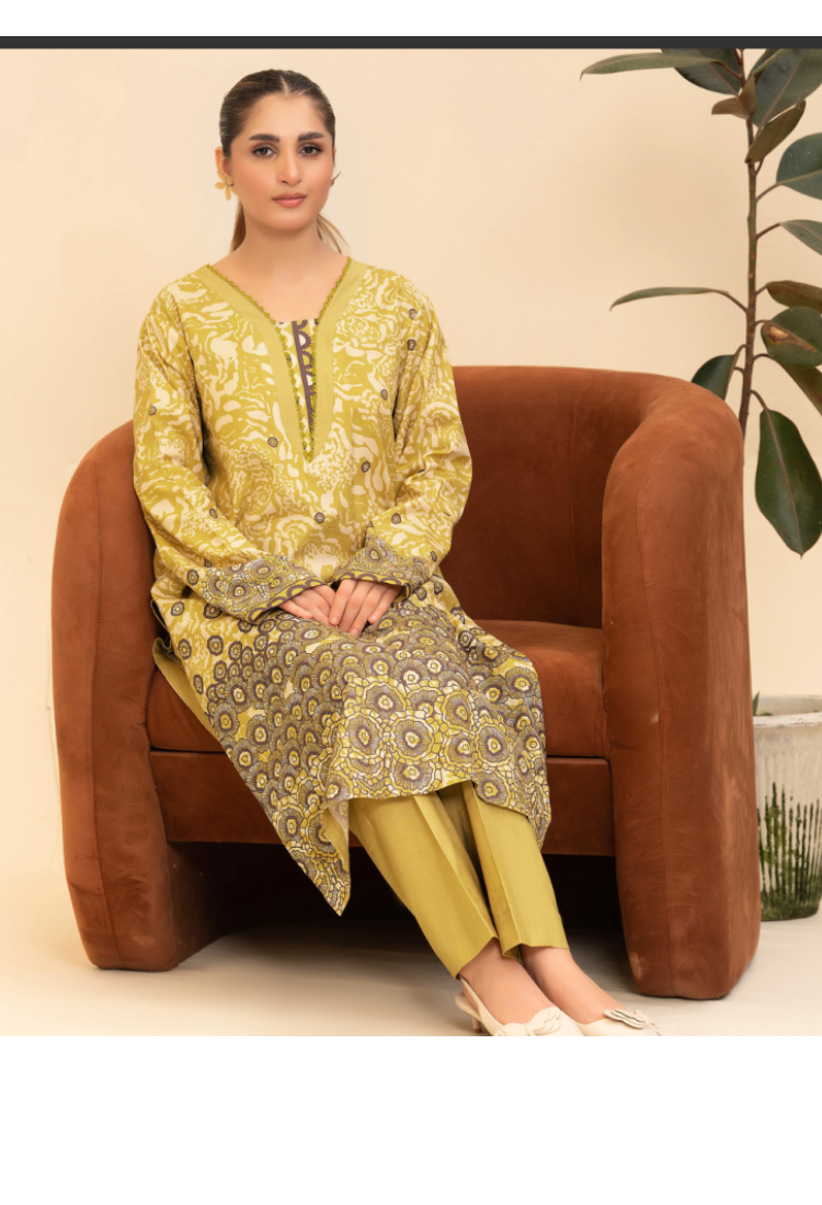 Widder Intermix Cotton Print Suit