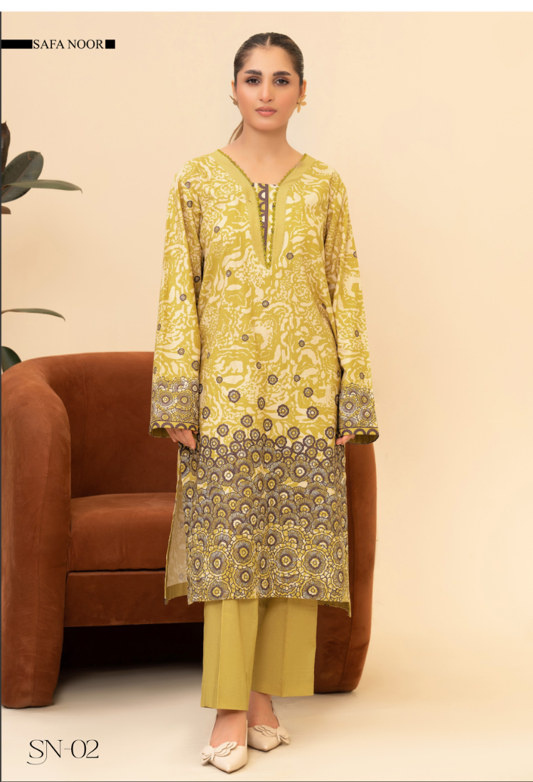 Widder Intermix Cotton Print Suit