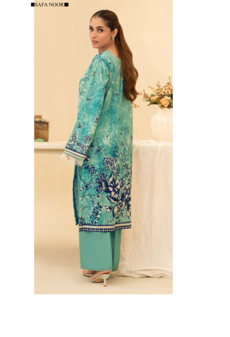 Widder Intermix Cotton Print Suit