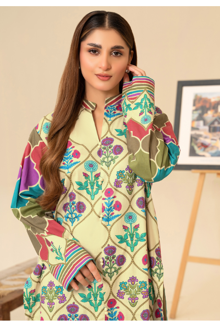 Widder Intermix Cotton Print Suit