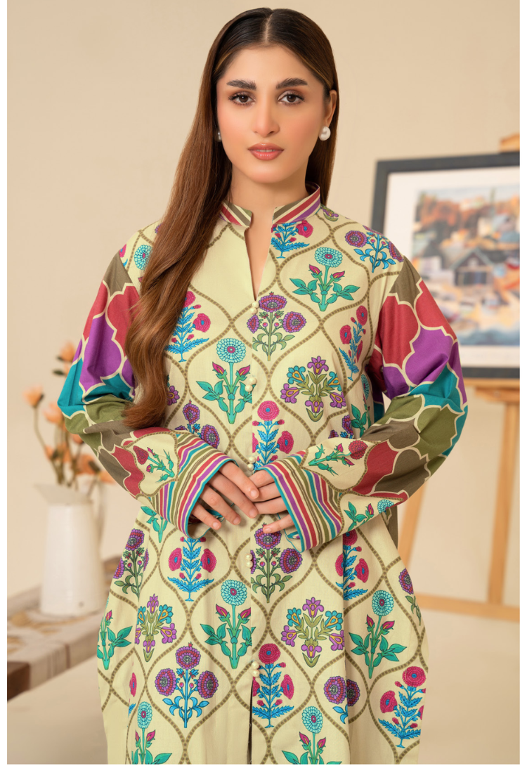 Widder Intermix Cotton Print Suit