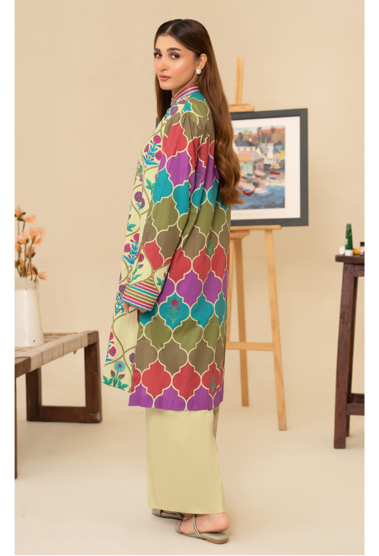 Widder Intermix Cotton Print Suit