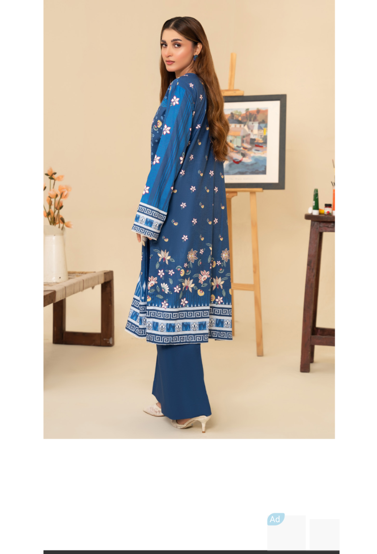 Widder Intermix Cotton Print Suit