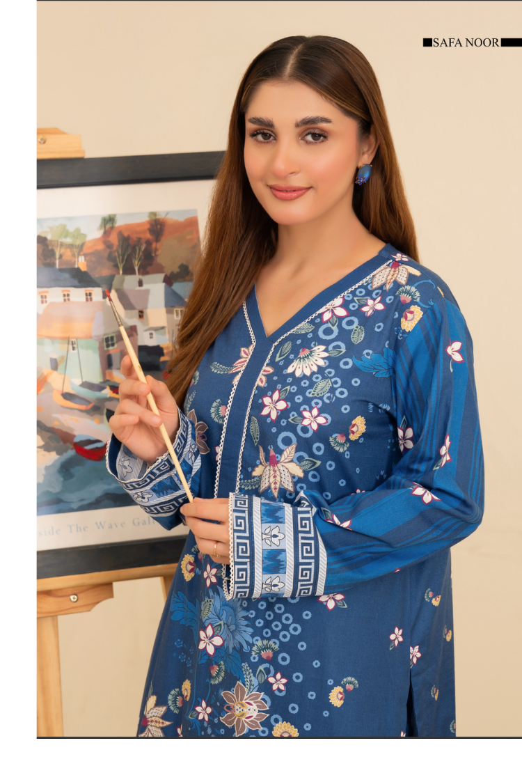 Widder Intermix Cotton Print Suit