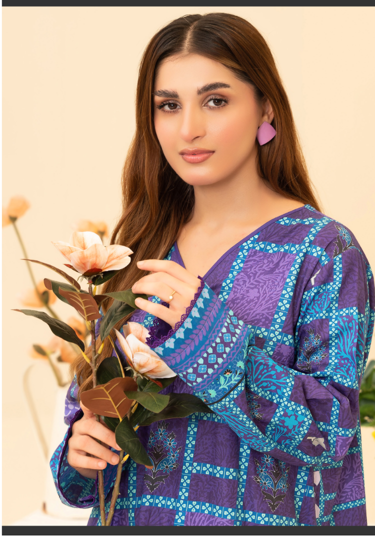 Widder Intermix Cotton Print Suit