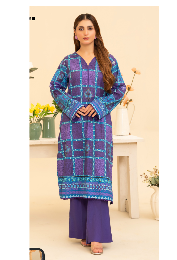 Widder Intermix Cotton Print Suit